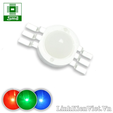 LED RGB 3x3W Luxeon đục (Loại tốt) – Linh kiện điện tử SMD