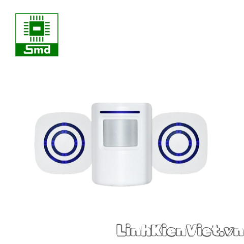 YF-0256 (2 Chuông 1 cảm biến) Chuông báo khách, chống trộm không dây