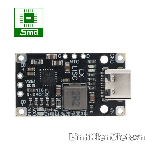 Mạch sạc pin lithium tăng áp cổng sạc Type-C cho pin 2S – Linh kiện ...