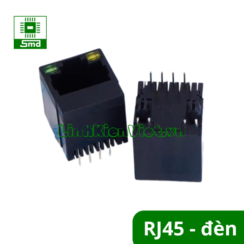 Chân RJ45 đứng có đèn (Ổ cắm mạng)