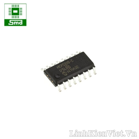 MCP3208-C-I SOP16 8-Channel 12-Bit A/D Converters SPI