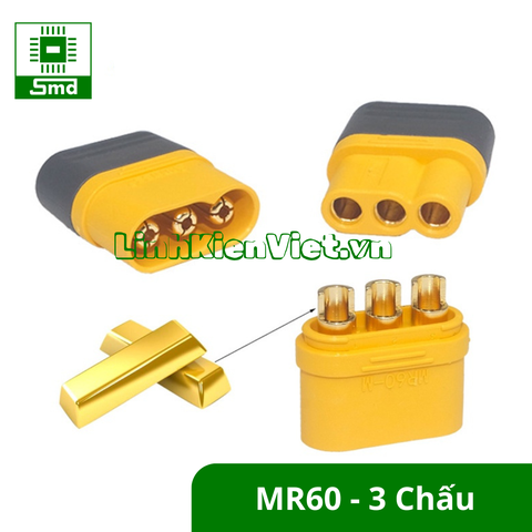 1 Cặp Jack cắm MR60 ba chấu