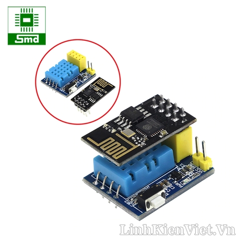 Module cảm biến DHT11 + ESP8266 ESP-01 ESP-01S