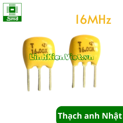 Thạch anh Nhật 3 chân cắm - 16Mhz