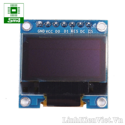 Màn hình OLED 0.96 inch giao tiếp SPI màu trắng