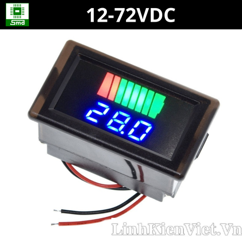 Đồng hồ báo vạch kiểm tra dung lượng pin 12-72VDC