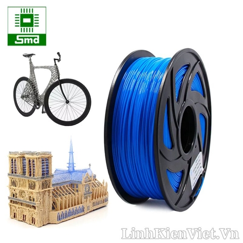 Cuộn nhựa in 3D chất liệu PLA 1.75mm 1kg (Xanh dương - blue)