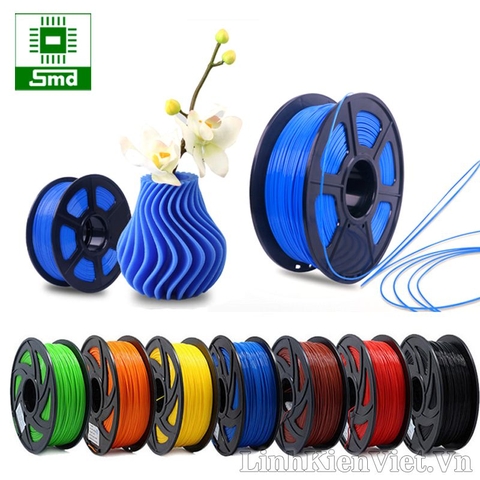 Cuộn nhựa in 3D chất liệu PLA 1.75mm 1kg (Xanh dương - blue)