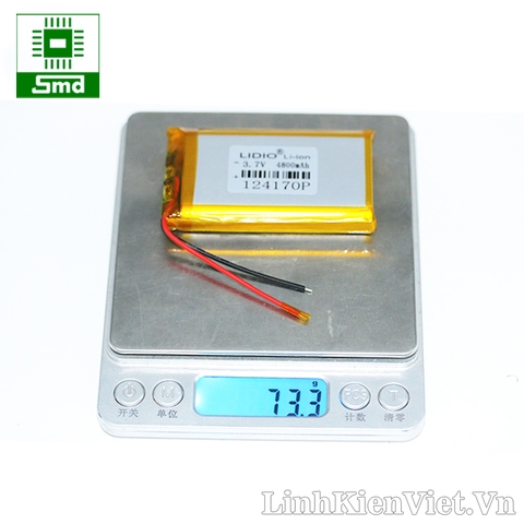 Pin lithium 124170 4800mAh 3.7V