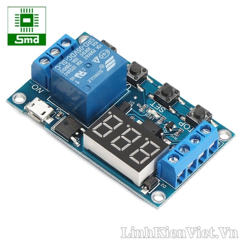 Module timer 1 relay có hiển thị, module định thời