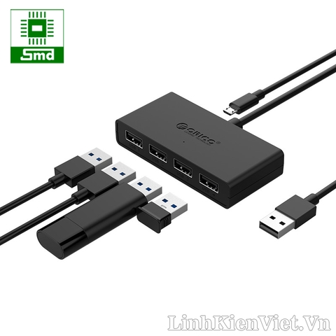 Bộ chia USB HUB 4 cổng USB2.0 dài 1m