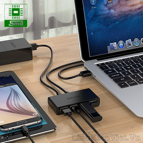 Bộ chia USB HUB 4 cổng USB2.0 dài 1m