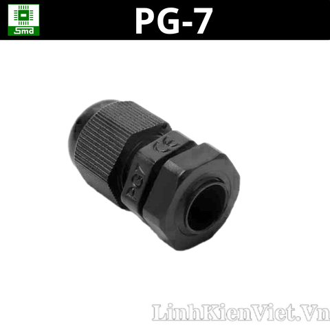 Đầu nối chống nước PG-07 màu Đen