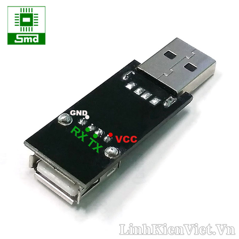 Mạch nạp chữ đồng hồ matrix chuyển đổi USB-UART V2 (chip CH340) (đầu ra kiểu USB)