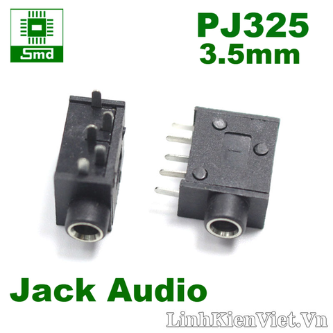 Jack Audio 3.5MM PJ-215 5P (Đen)(PJ325)