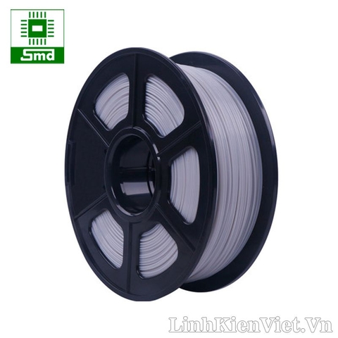 Cuộn nhựa in 3D chất liệu PLA 1.75mm 1kg (Xám - Grey)