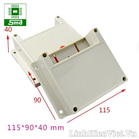 Hộp nhựa PLC 115x90x40mm 1 Đầu