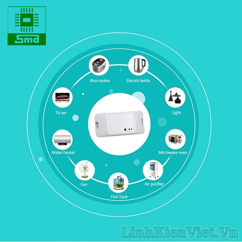 Công tắc thông minh Smart Switch SONOFF Basic R3 điều khiển từ xa qua Wifi 3G 4G (Bản quốc tế)