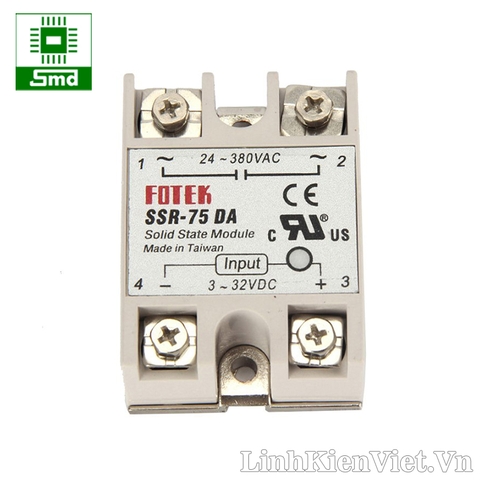 Relay bán dẫn Solid SSR-75DA FOTEK