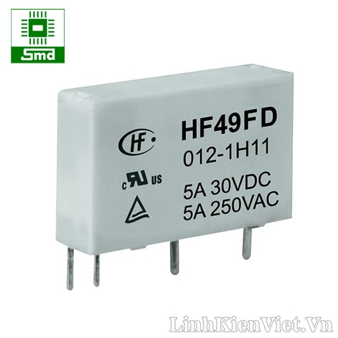 Relay HF49F-012-1H1 (12VDC-5A250VAC)