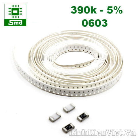 Điện trở dán 0603 5% (100K - 1M)