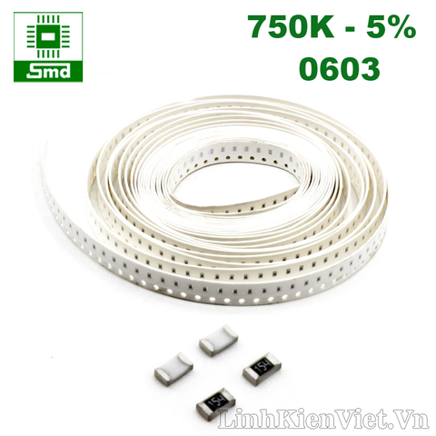 Điện trở dán 0603 5% (100K - 1M)