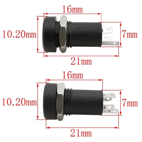 (3P Mạ Vàng) Jack cắm tai nghe 3.5mm PJ-392A PJ392A vỏ nhựa