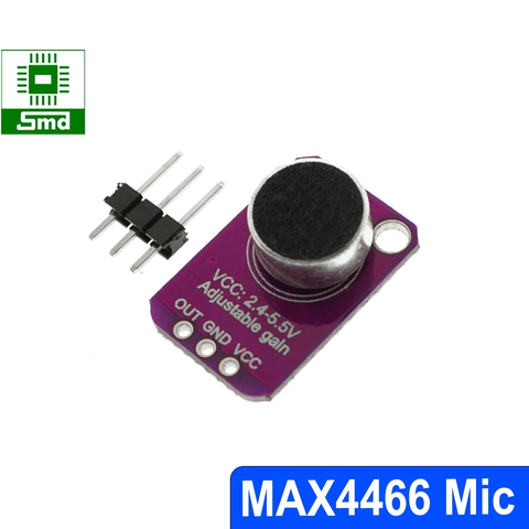 MAX4466 Module cảm biến mic kèm khuếch đại