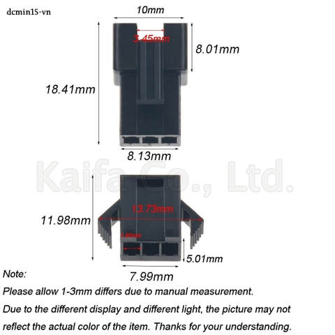 Set 5 Cặp Vỏ nhựa SM Đực + cái SM 2P/3P/4P/5P/6P