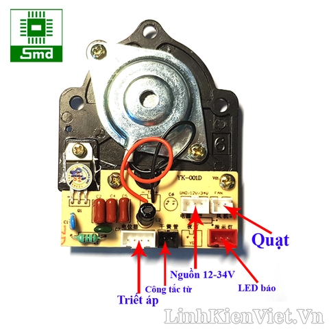 Mạch tạo sương siêu âm 24v