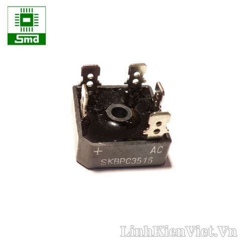 Cầu diode 3 phase 35A 1600V (loại tốt) SKBPC3516