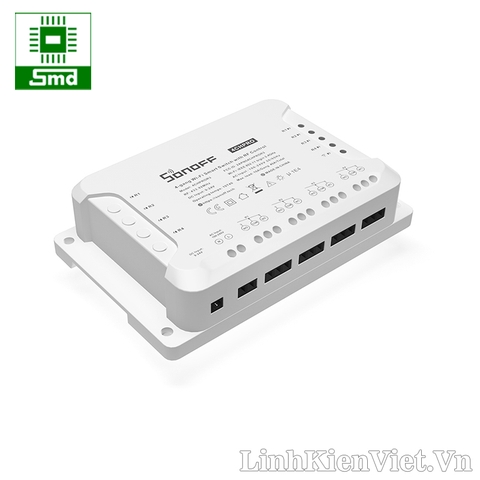 Công tắc thông minh SONOFF 4CH PRO R3 điều khiển từ xa qua WiFi và RF 4 kênh