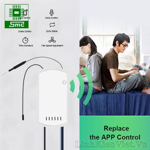 Công Tắc SONOFF iFan03 Điều Khiển Quạt Trần và Đèn Qua Wifi