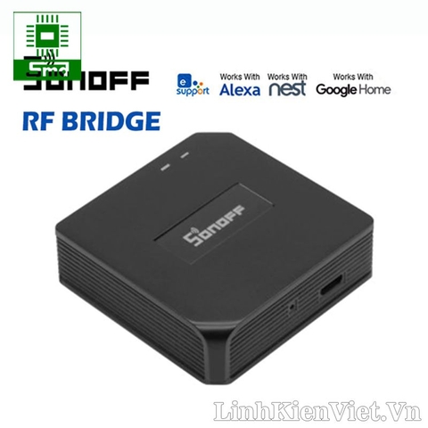 Bộ Điều Khiển Học Lệnh RF 433MHz Qua Wifi SONOFF RF Bridge