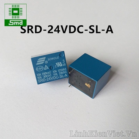Relay SONGLE SRD-24VDC-SL-A 24V (10A - 4 chân)