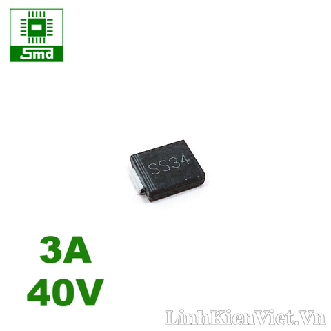 1N5822 SS34 SMB 4.4*3.6 3A 40V (Loại thân to)