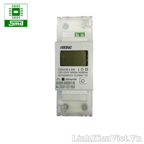 Công tơ điện tử 1 pha Có Reset HIKING DDS238, Đo đếm điện năng 2 chiều