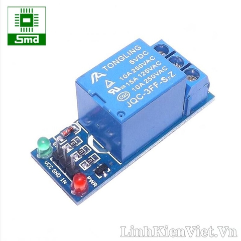 Module relay đóng cắt thiết bị điện 5V 10A 1 kênh