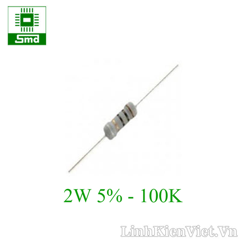 Điện trở công suất 2W 5% - 100K