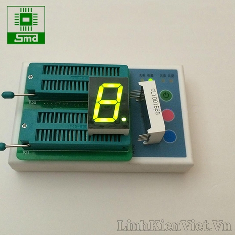 Led 7 thanh 1 Inch dương chung - Xanh vàng