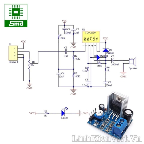 Module TDA2030 mini