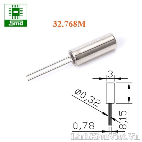 Thạch anh 32768 Hz (3x8mm)