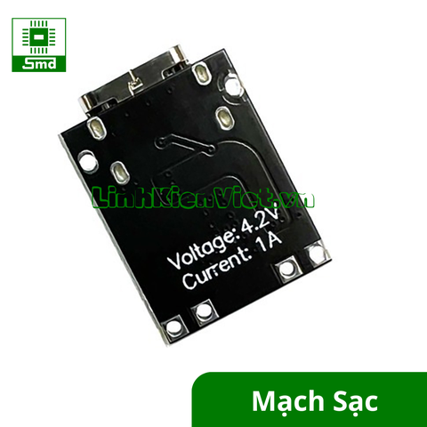 Mạch sạc pin Mini cổng sạc TypeC - sạc pin lithium - polimer TP4056 1A 18650 4.2V 3.6V