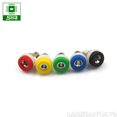 Cọc cắm jack bắp chuối 2mm banana Chân Cái loại ngắn nhỏ