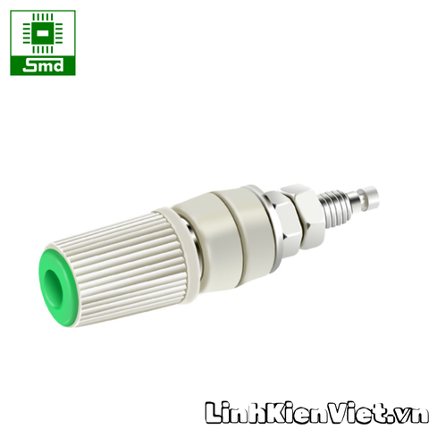 Cọc cắm jack bắp chuối Cái 4mm banana Chịu dòng cao kèm đầu vặn