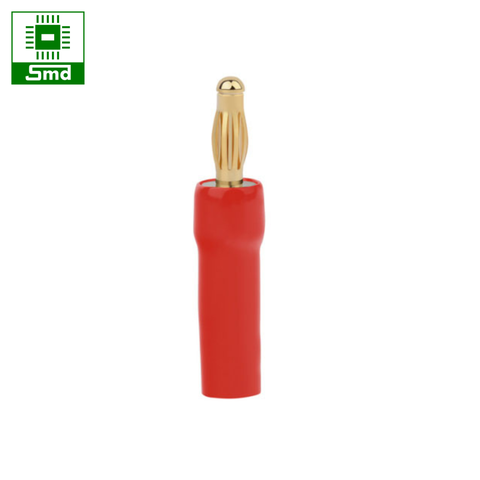 Jack bắp chuối loại Thẳng cắm loa chuôi silicone 4mm