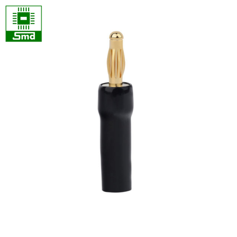 Jack bắp chuối loại Thẳng cắm loa chuôi silicone 4mm