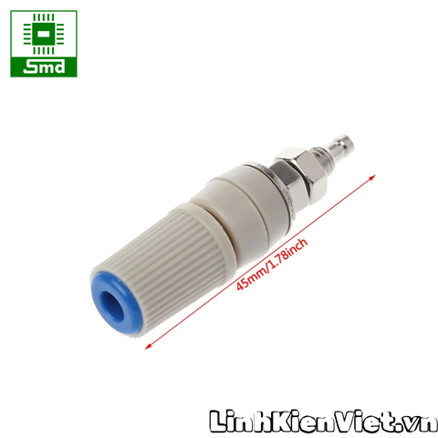Cọc cắm jack bắp chuối Cái 4mm banana Chịu dòng cao kèm đầu vặn