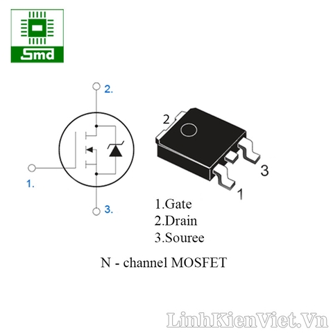 AOD472 N Channel mosfet 25V 50A TO252
