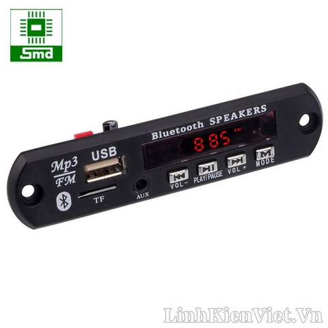Mạch Giải Mã MP3 USB/TF/AUX/Bluetooth3.0 7-12VDC
